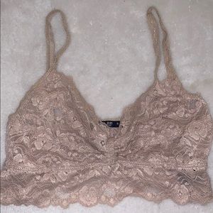 Hanger 221- Nude Lace Full Coverage Bralette